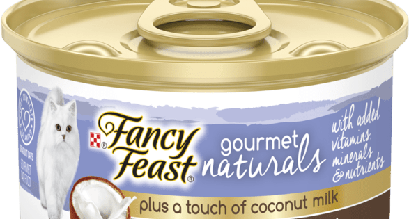 Fancy Feast Gourmet Naturals Plus A Touch Of Coconut Milk - Natural White Meat Chicken & Liver Recipe Paté